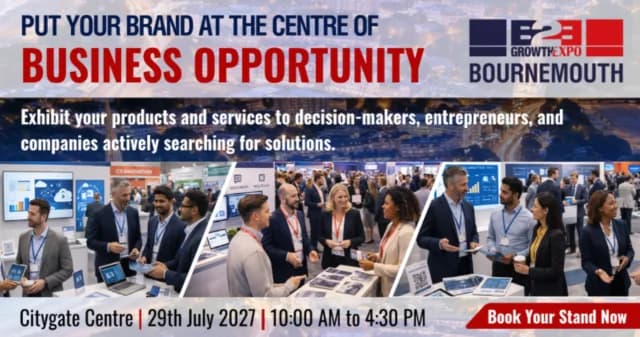 Bournemouth B2B Growth Expo 2027 | Book Your Stand At Premier B2B Show