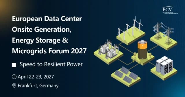 European Data Center Onsite Generation, Energy Storage & Microgrids Forum 2027 logo