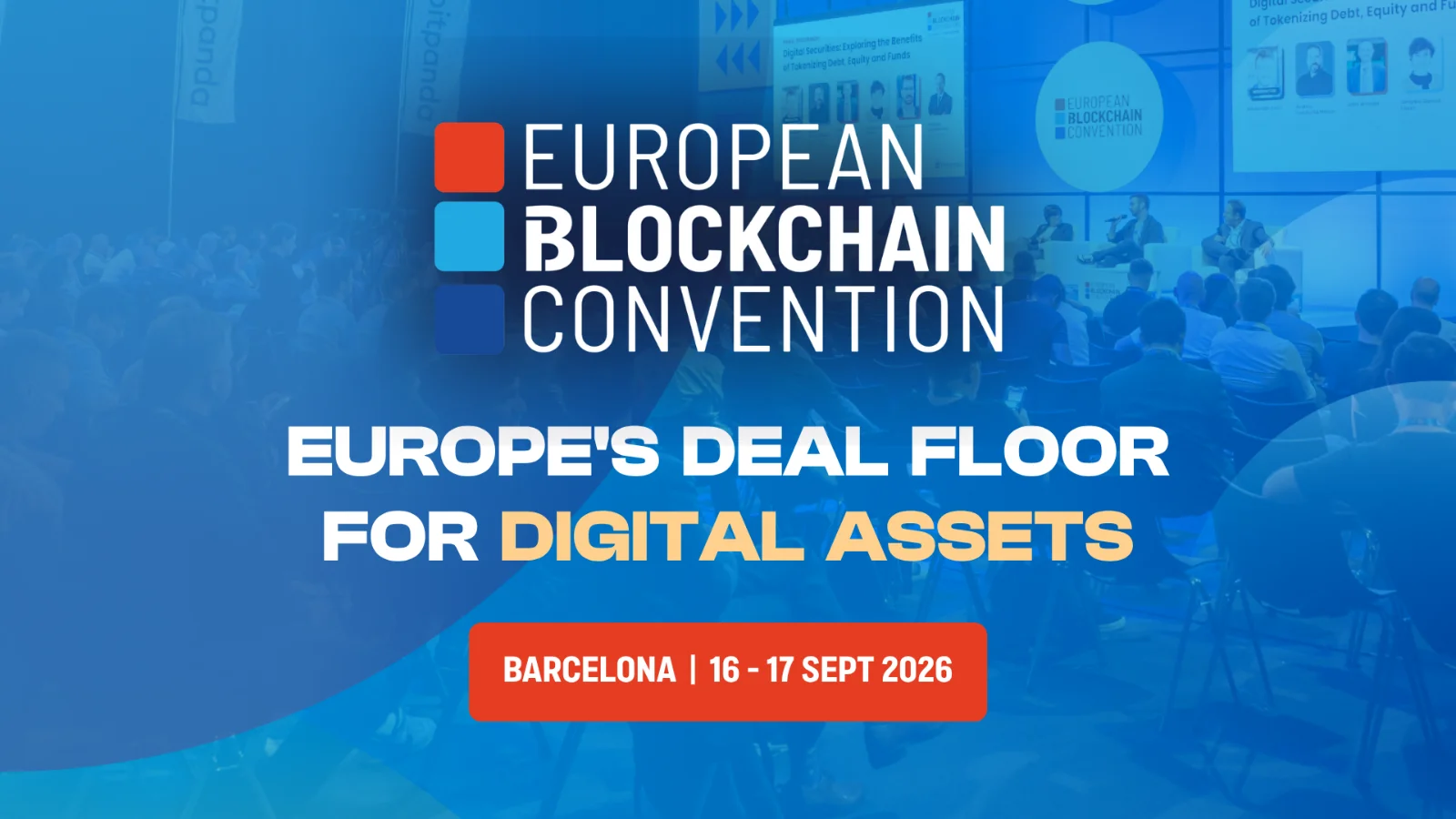 European Blockchain Convention returns to Barcelona on September 16–17, 2026