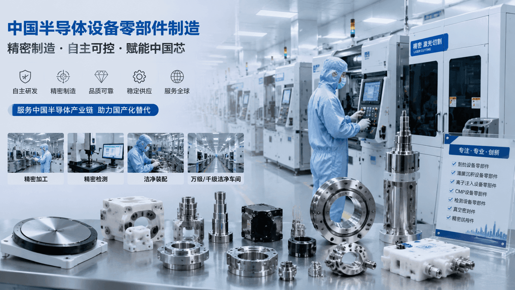 China's Semiconductor Equipment Components Industry Gains Momentum