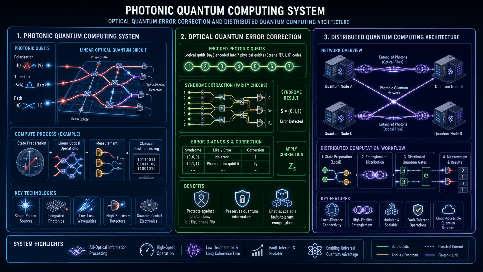 Heguang Quantum Accelerates Photonic Quantum Computing Commercialization With Deterministic Error Correction Breakthrough and Distributed Architecture