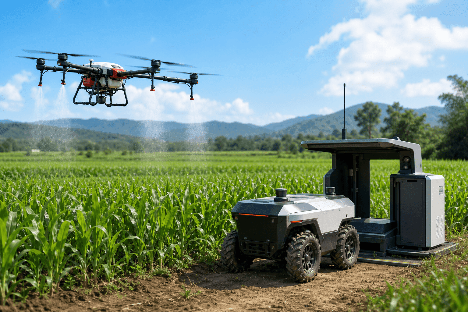 XAG Unveils Aerial and Ground Agricultural Robots for Fully Autonomous Crop Protection
