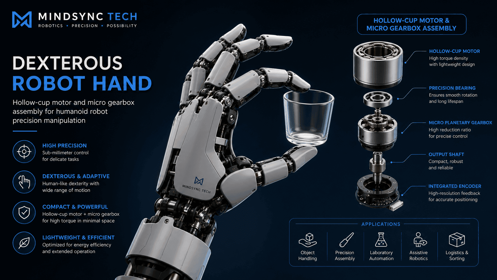 30 Years of Micro Motors to Robot Dexterous Hands: MINDSYNC TECH and Jiangsu Leili Solve the Mechanical Stiffness Problem in Humanoid Gripping