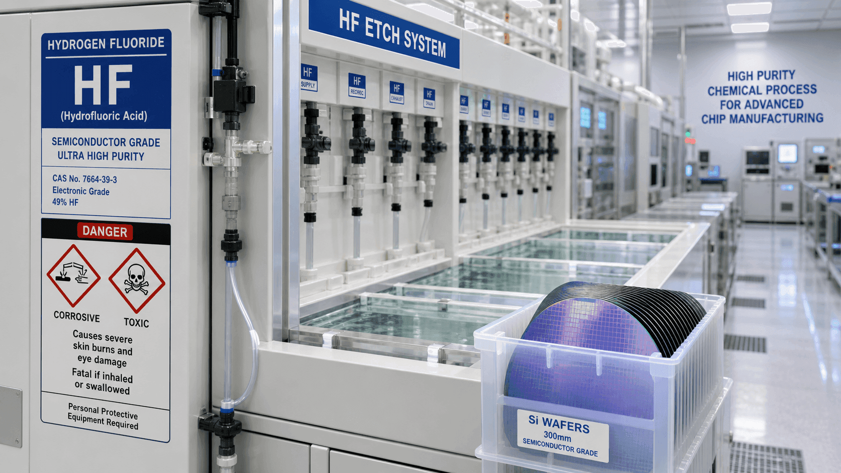 China Chip Etching Breakthrough: Binhua Group Mass Produces 6N Grade High-Purity Hydrogen Fluoride, Breaking Overseas Monopoly on Semiconductor Chemical Etchant