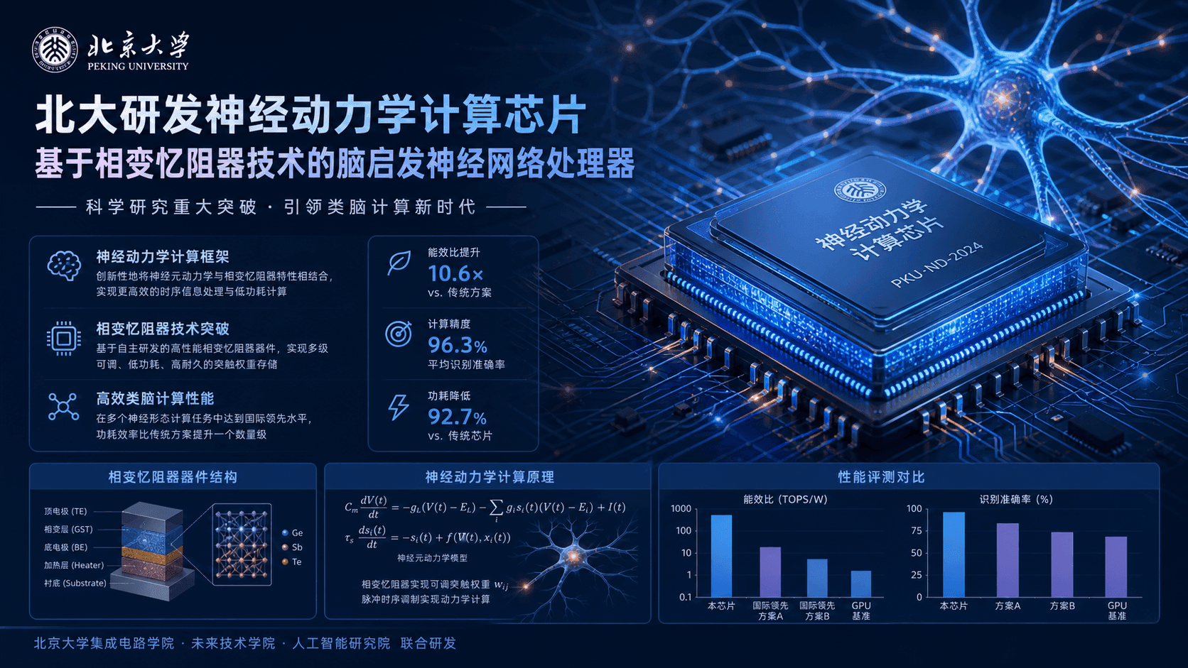 World's First Neurodynamic Chip Matches Brain Speed: Peking University Breakthrough in Science