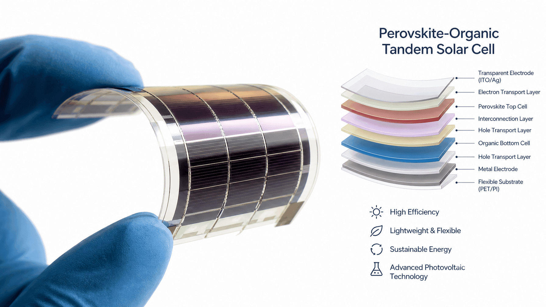 China Breaks World Record: Perovskite-Organic Tandem Solar Cell Achieves 28.04% Steady-State Efficiency