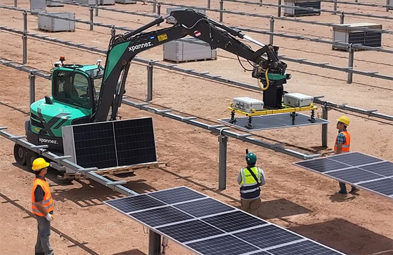 Xpanner rolls out X1 Panel Lift for automated solar panel installation