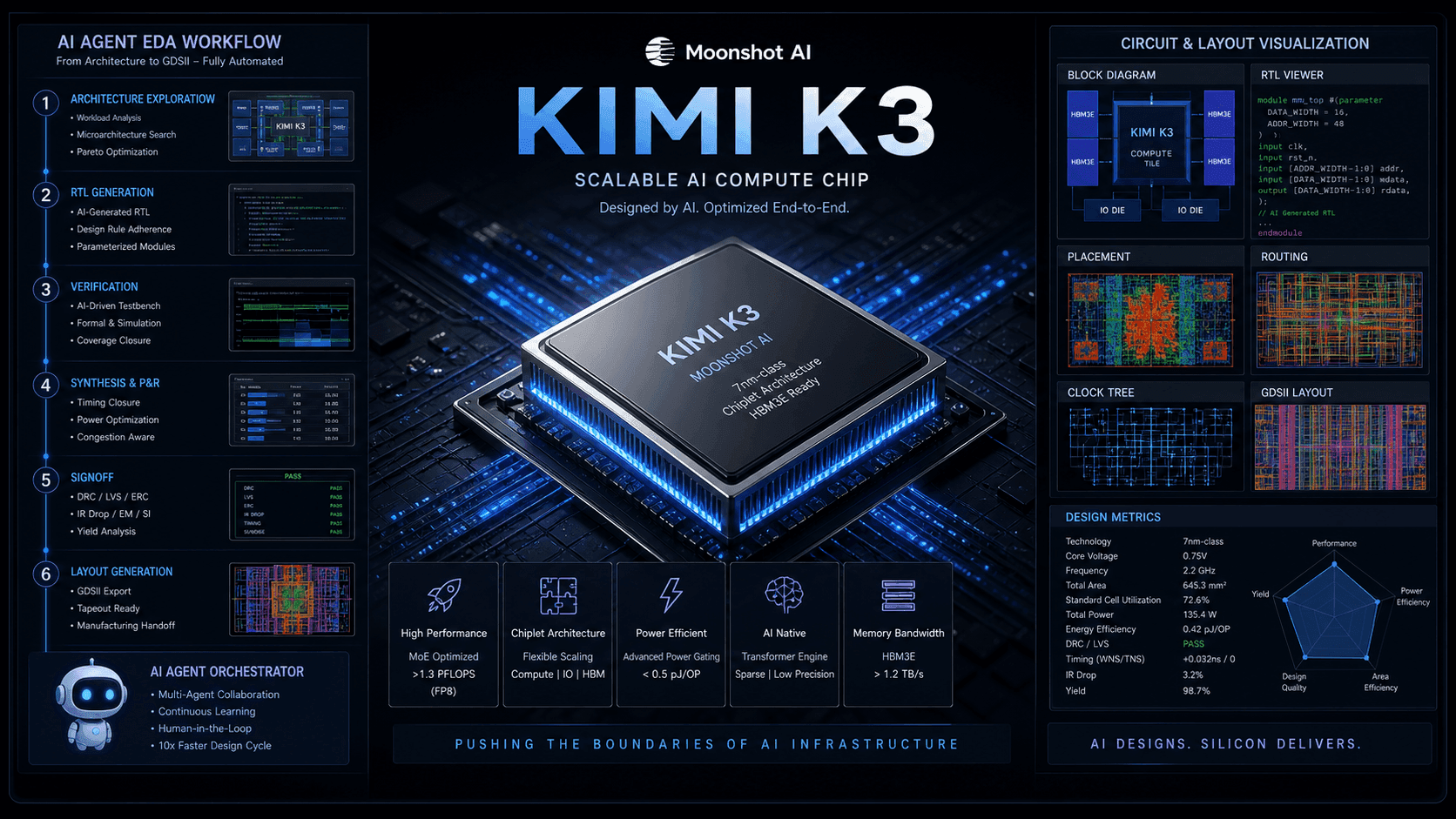 Kimi K3 48-Hour Chip Design Experiment: Why Moonshot AI Autonomous EDA Pipeline Has the Entire Semiconductor Industry Nervous