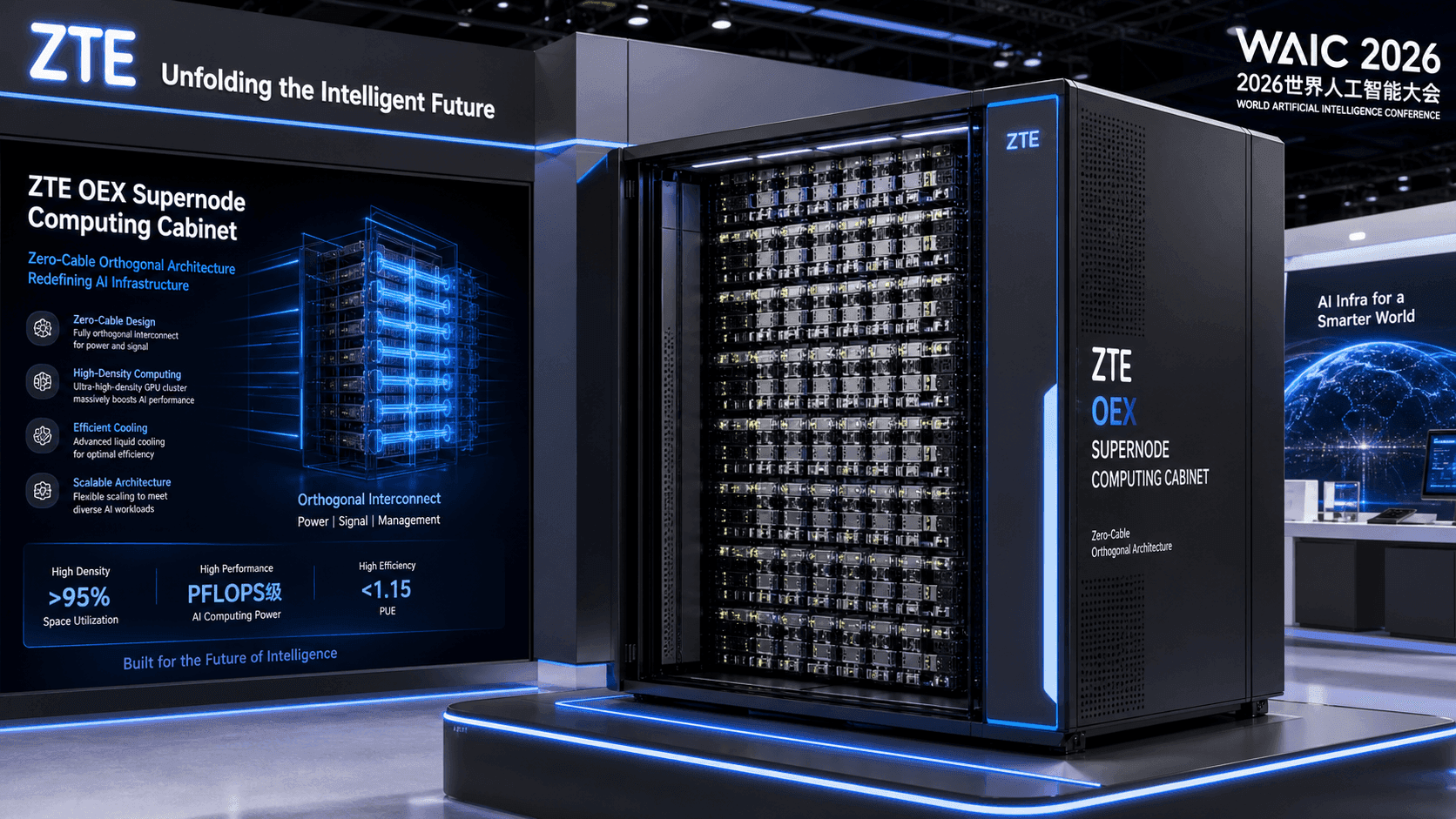 ZTE Wins WAIC SAIL Star Again: OEX Orthogonal Supernode and Full-Stack AI Ecosystem From Data Center to Smartphone