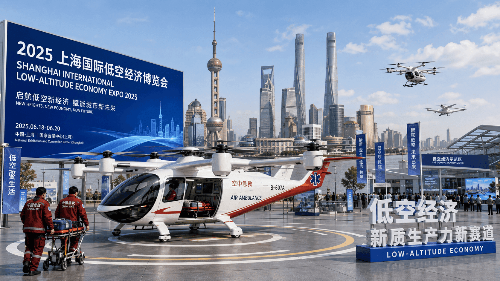 Air Ambulance eVTOL Flies Into Shanghai: TCab Tech M1 Medical Evacuation Variant Debuts as Airworthiness Window Approaches and Low-Alt Economy Faces Commercial Reality Check