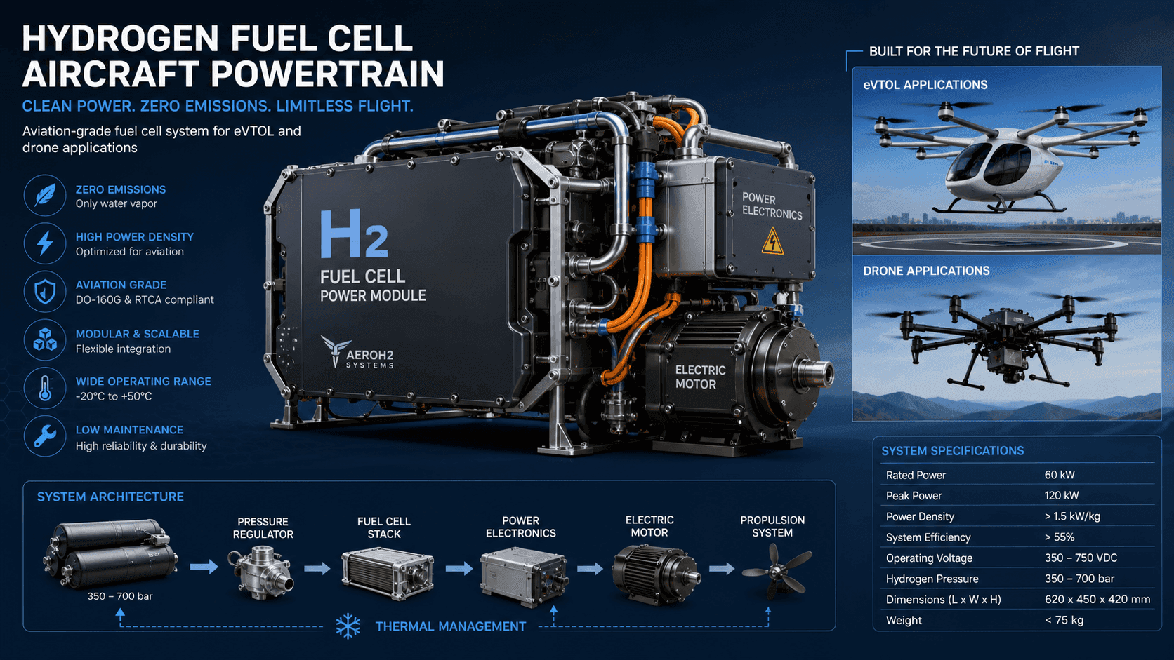 Tsinghua PhD Team Startup easyh2power Develops Hydrogen Fuel Cell Heart for Aircraft: Scalable from 30kW Liquid-Cooled to 300kW Aviation-Grade Systems