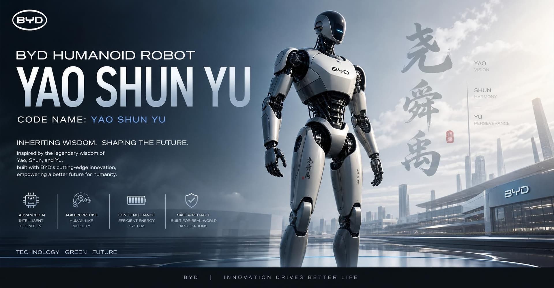BYD Secretly Develops Humanoid Robot Codename 'Yao-Shun-Yu' as Auto Giants Race Into Embodied AI