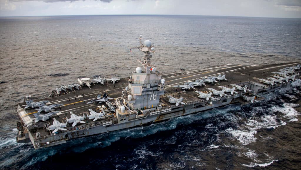 Trump orders return of steam catapults on carriers, fifth public shipyard