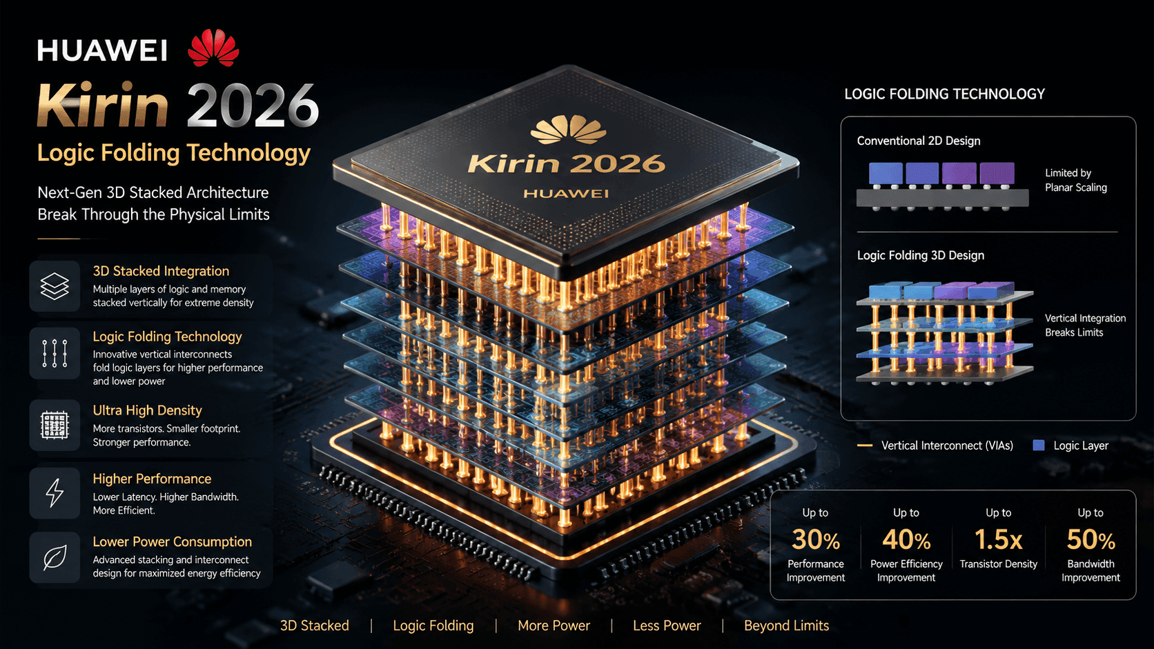 Huawei Reworks 5nm: Tao's Law Delivers Kirin 2026 With Logic Folding Breakthrough