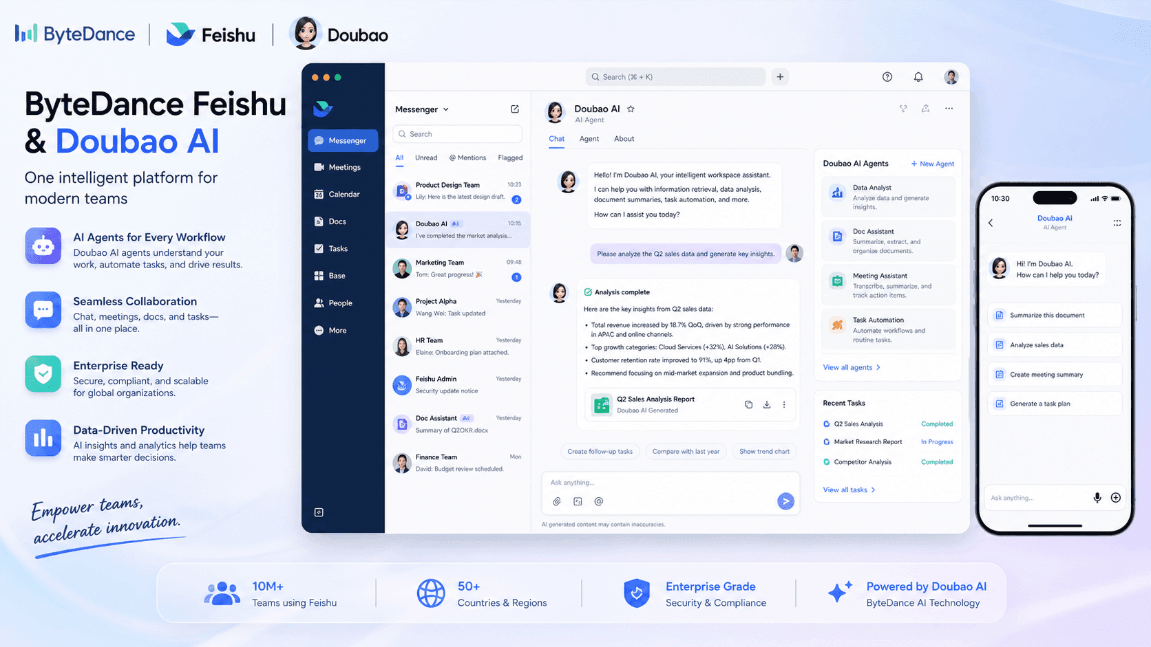 ByteDance Grows More Adaptable: Feishu Product Team Merges Into Doubao and GTM Shifts to Volcano Engine as ByteDance Reorganizes Around AI