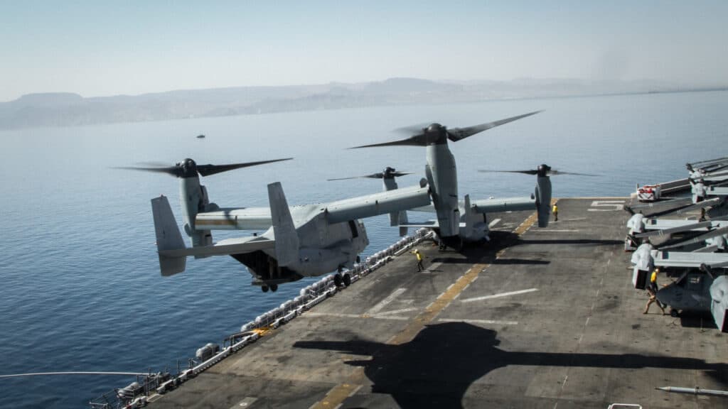 Marine Corps accepts last Osprey aircraft