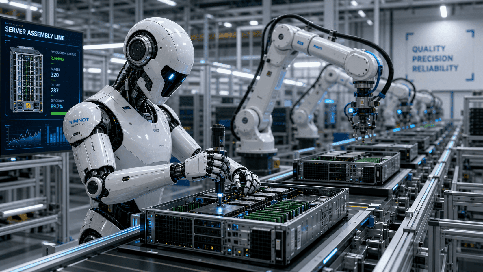 The Physical AI Closed Loop Is Finally Live: Rimnot and Yuantu Announce 10K-Unit Industrial Robot Deployment Plan for Server Manufacturing