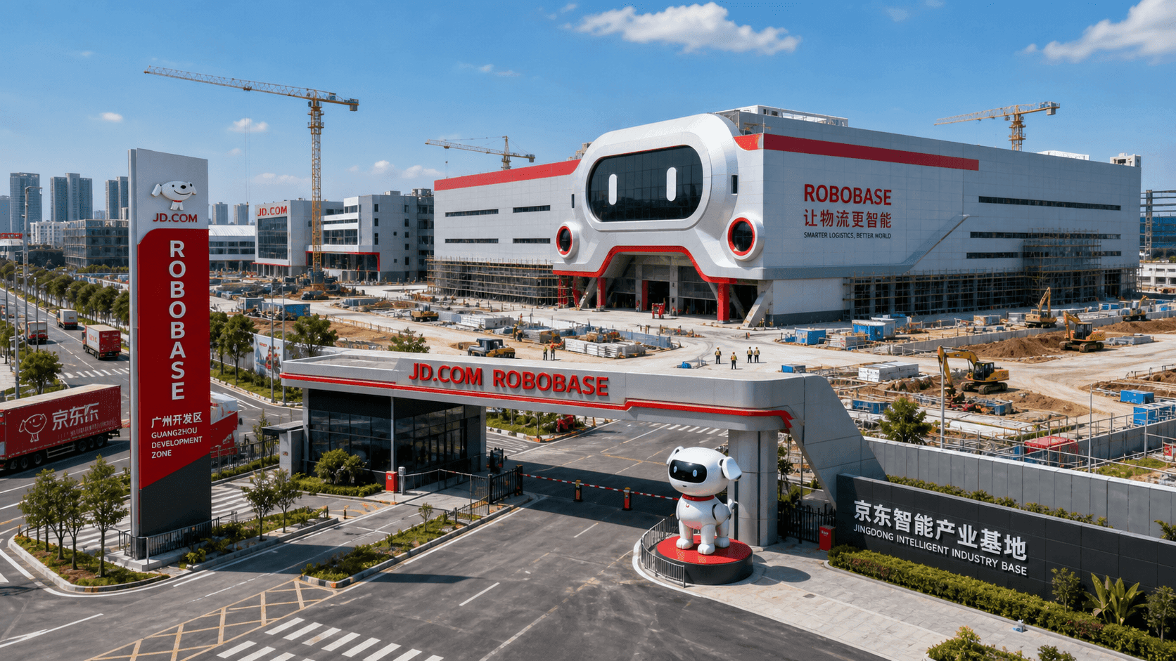 JD.com Enters Embodied AI: First RoboBase Robot Facility Breaks Ground in Guangzhou