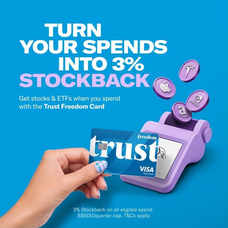 Trust Bank Launches Freedom as Singapore’s First Stockback Credit Card