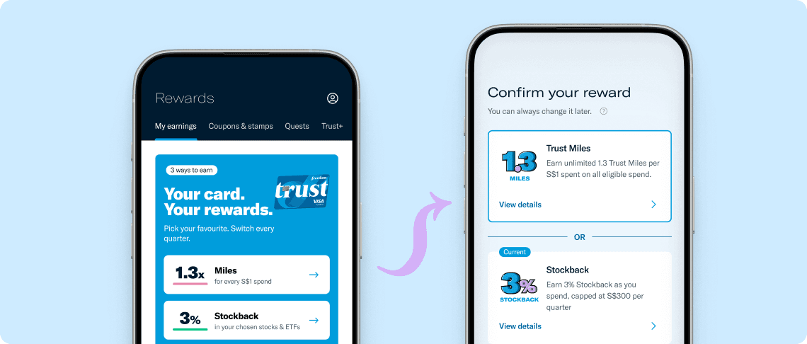 Trust Freedom Card Adds Miles Rewards With KrisFlyer and HeyMax
