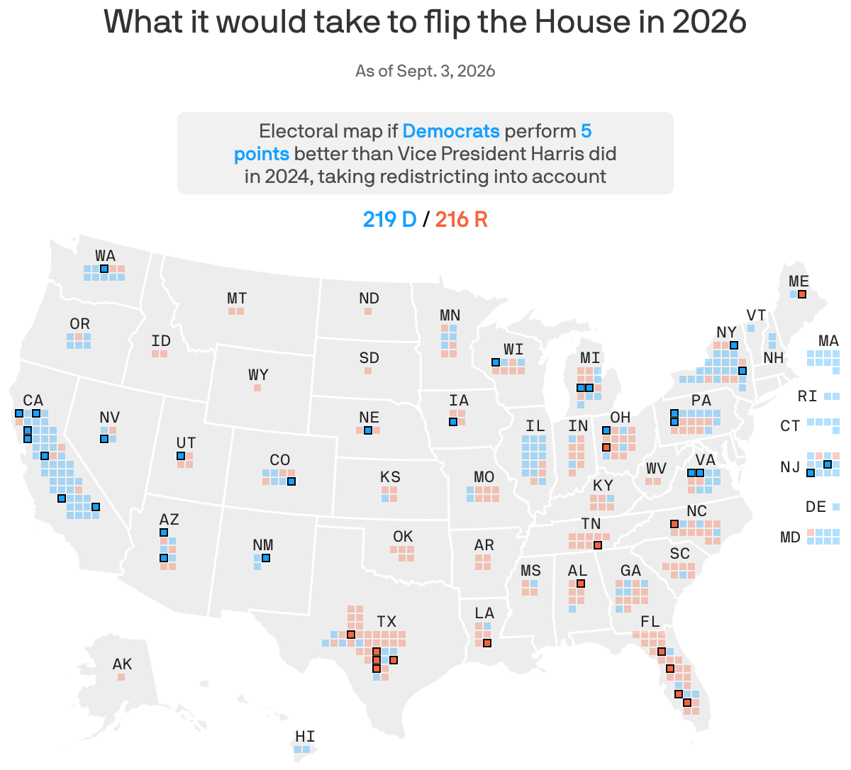 The math behind a Democratic wave — or a GOP upset