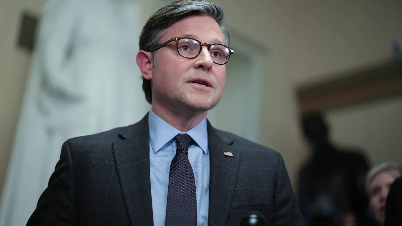 Johnson calls for AI solutions but says Congress won't take the lead