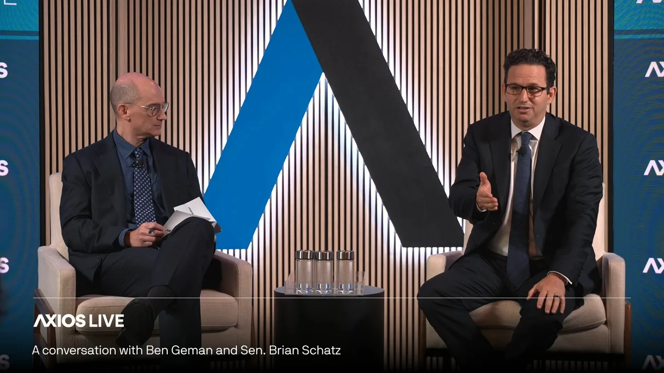 Exclusive: How Sen. Schatz is talking about climate in an affordability crisis
