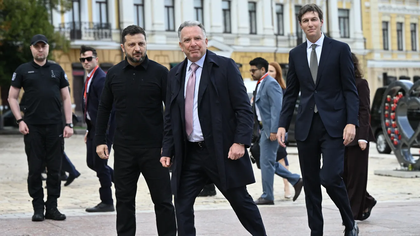 Witkoff and Kushner, in a first, visit Ukraine for peace talks