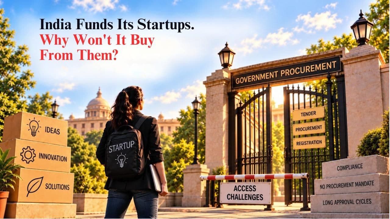 India Funds Its Startups. Why Won't It Buy From Them?