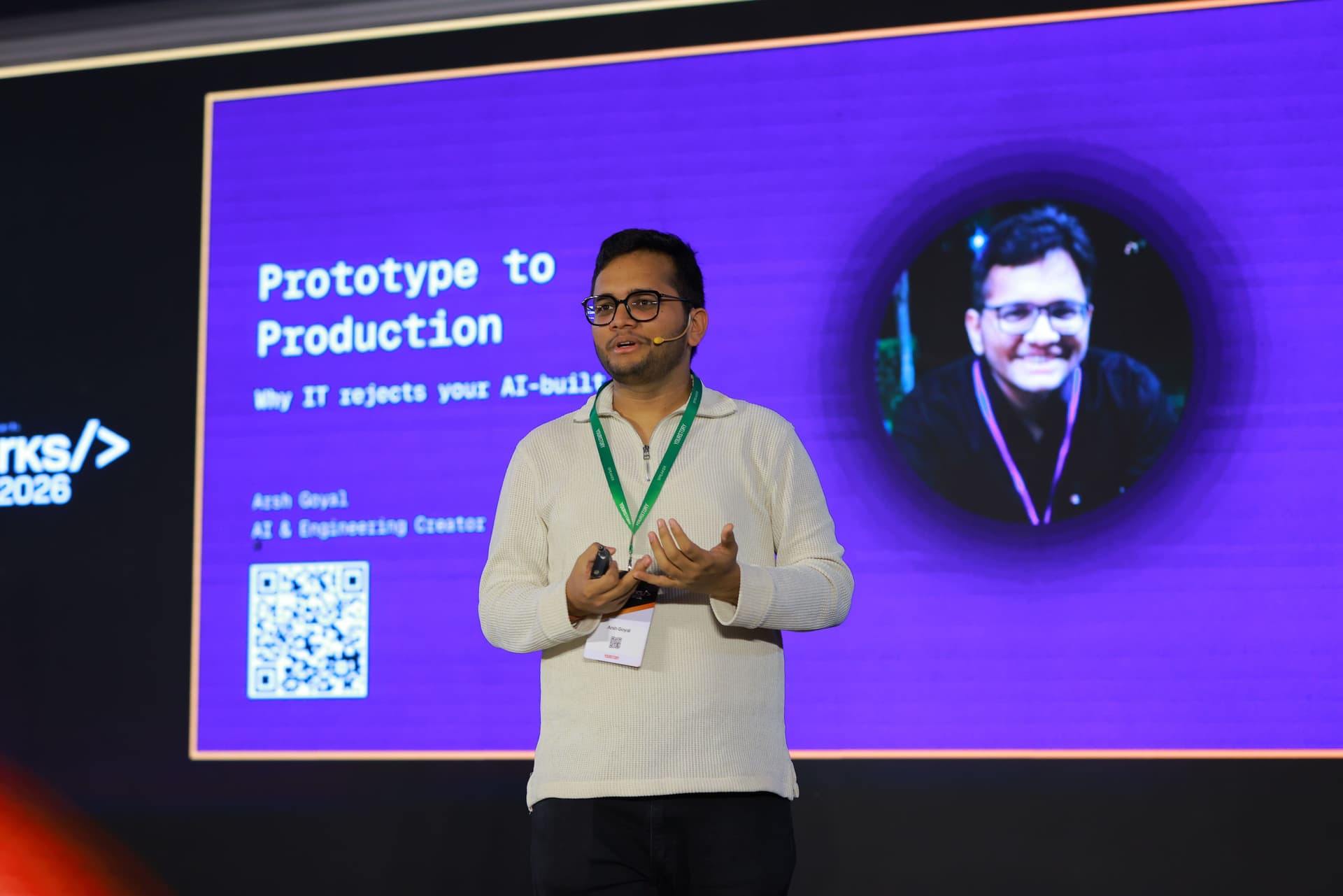 Fundamentals first: Arsh Goyal warns against vibe coding without security basics