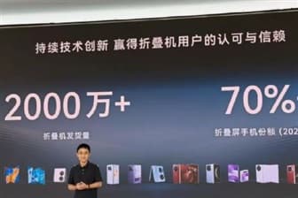 Huawei foldable phone shipments top 20 million, claims over 70% China market share in 1H26