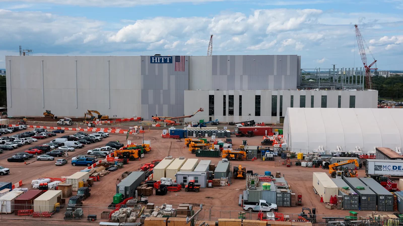 Construction backlog rebounded in August as more firms won data centers