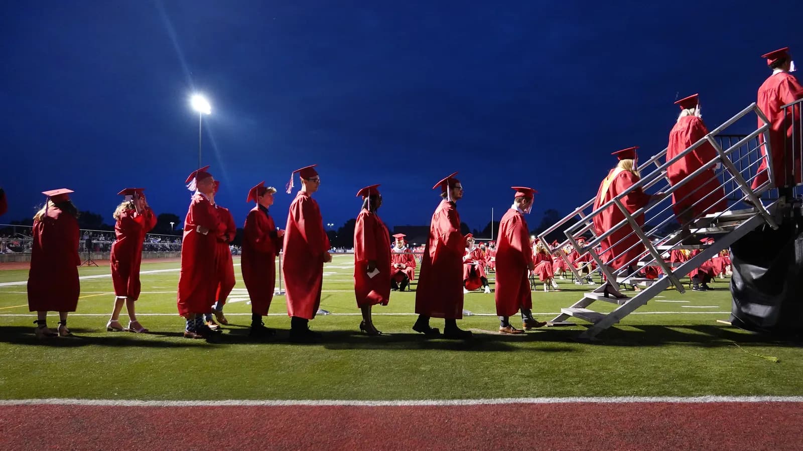 College enrollment rate among recent high school graduates ticks up