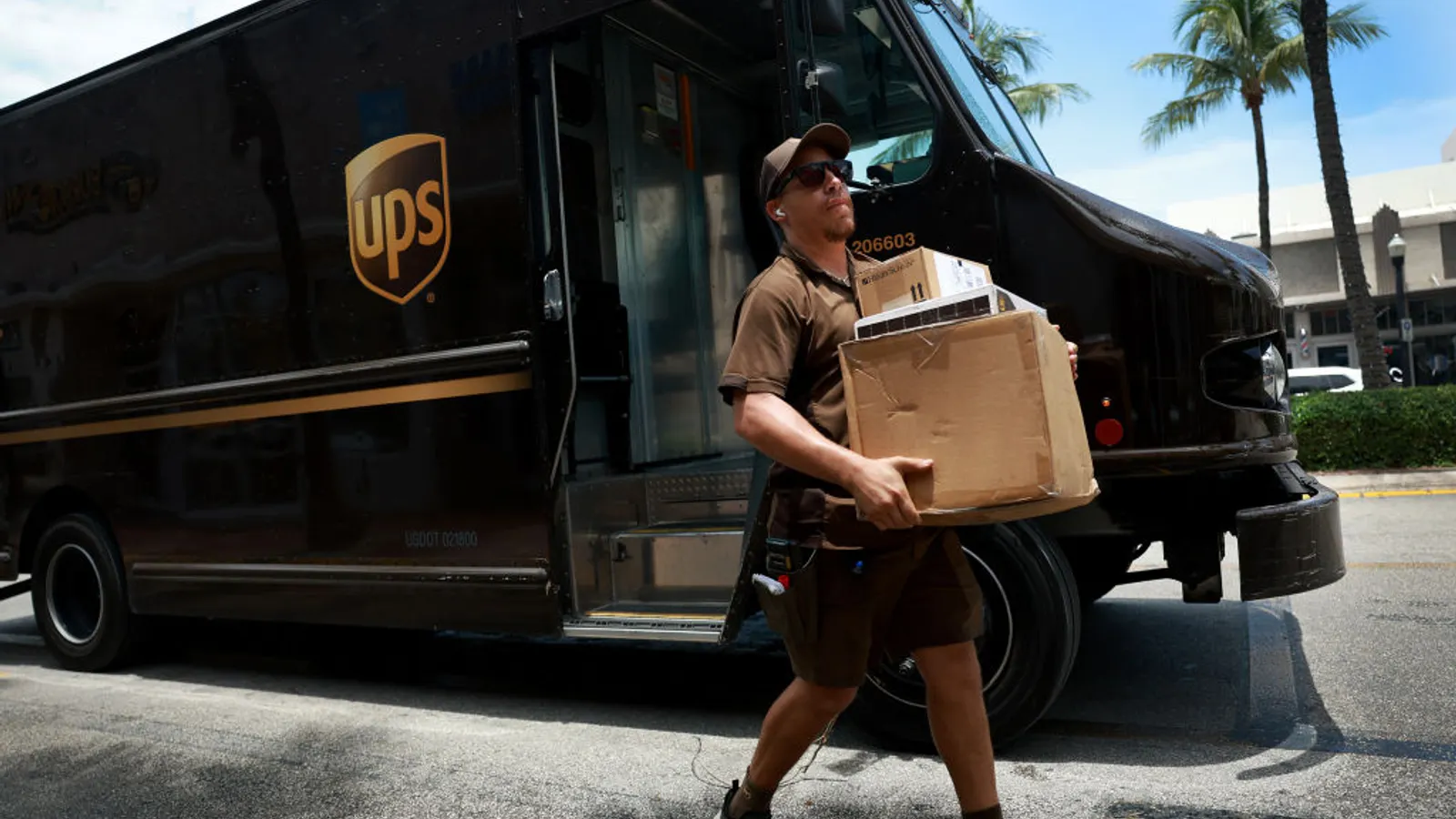 UPS CEO outlines edge versus Amazon’s competing service