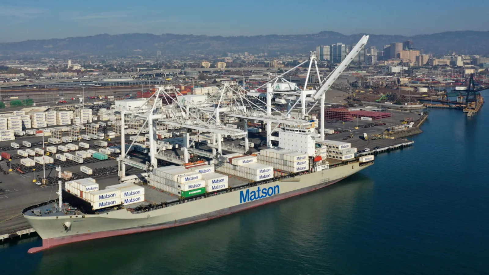 China export frontloading fuels Transpacific trade, Matson says