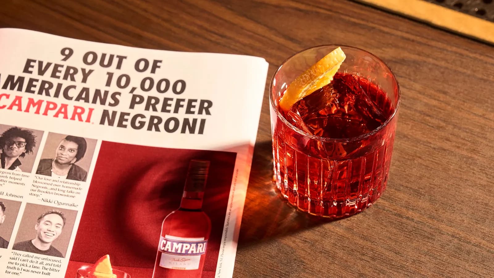 Why Campari updated a classic ad with Alan Cumming to serve Negronis