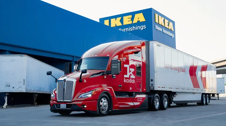 Kodiak targets year-end driverless launch on Dallas-Houston lane with Ikea