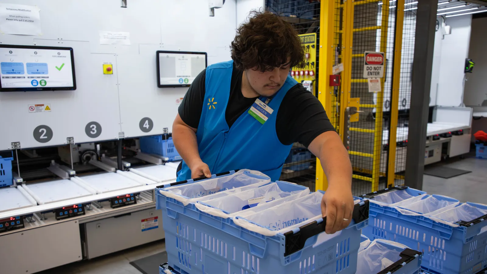 Walmart equipping a store with Symbotic fulfillment system