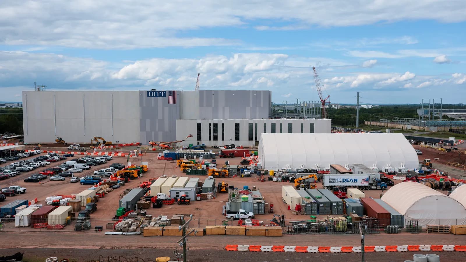 Data center construction spending raced further ahead in August
