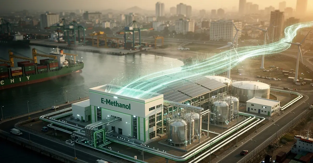 India Launches Port-Based E-Methanol Facility for Green Shipping