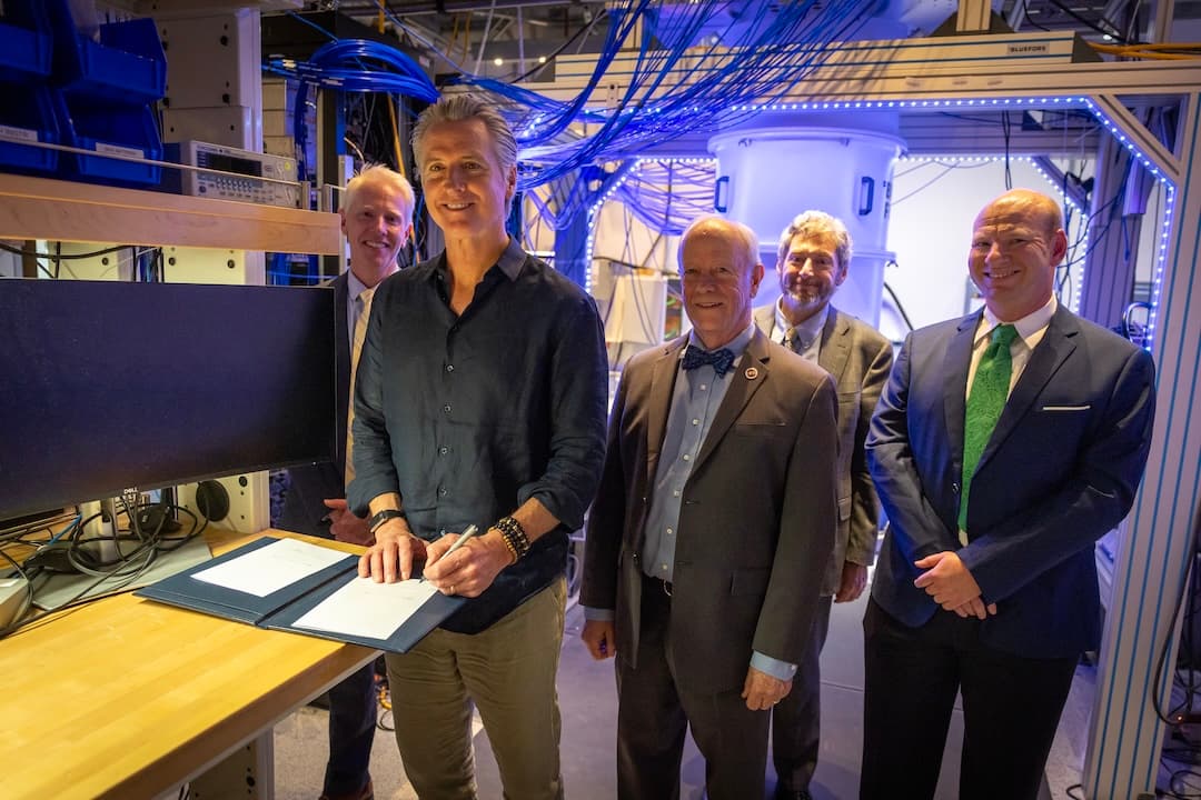 Governor Newsom Signs Fusion Legislation and Allocates State Capital to Advance California Quantum Infrastructure