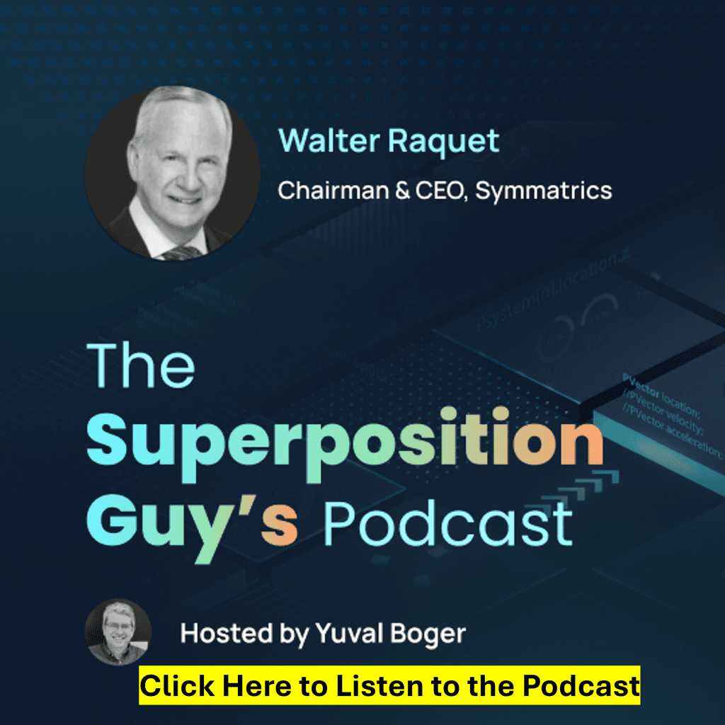 Podcast with Walter Raquet, Chairman and CEO of Symmatrics