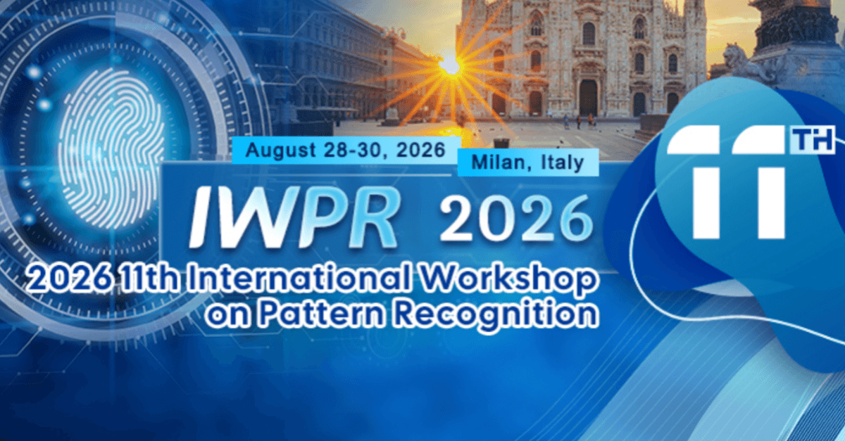 2026 11th International Workshop on Pattern Recognition (IWPR 2026) logo