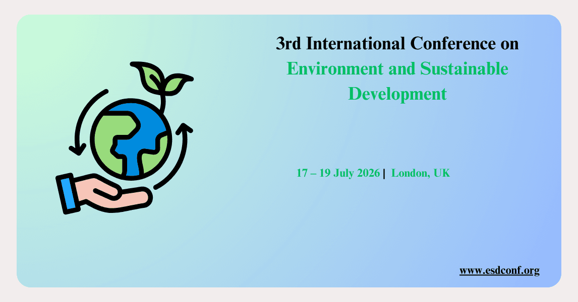 3rd International Conference on Environment and Sustainable Development