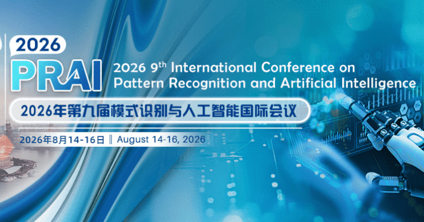 2026 9th International Conference on Pattern Recognition and Artificial Intelligence (PRAI 2026) logo