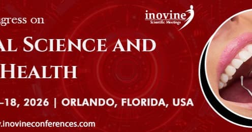 World Congress on Dental Science & Oral Health, taking place on August 17–18, 2026, in the beautiful city of Orlando, USA. logo