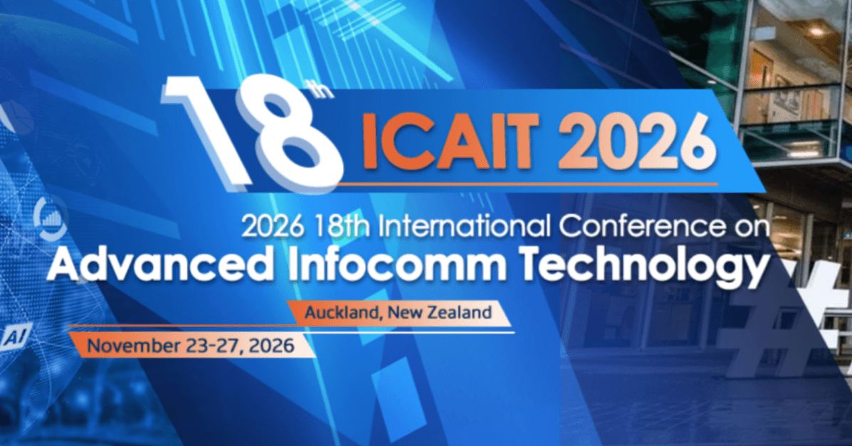 2026 18th International Conference on Advanced Infocomm Technology (ICAIT 2026) logo