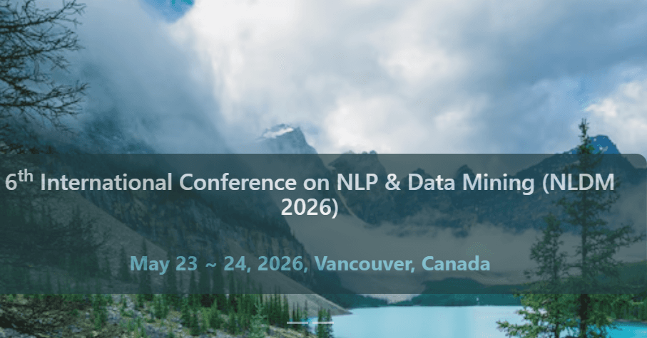 6th International Conference on NLP & Data Mining (NLDM 2026) logo