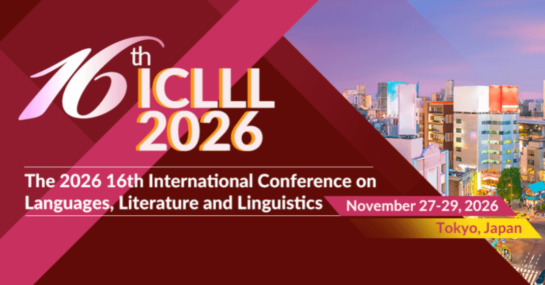2026 16th International Conference on Languages, Literature, and Linguistics (ICLLL 2026) logo