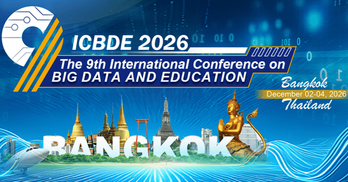 2026 The 9th International Conference on Big Data and Education (ICBDE 2026) logo